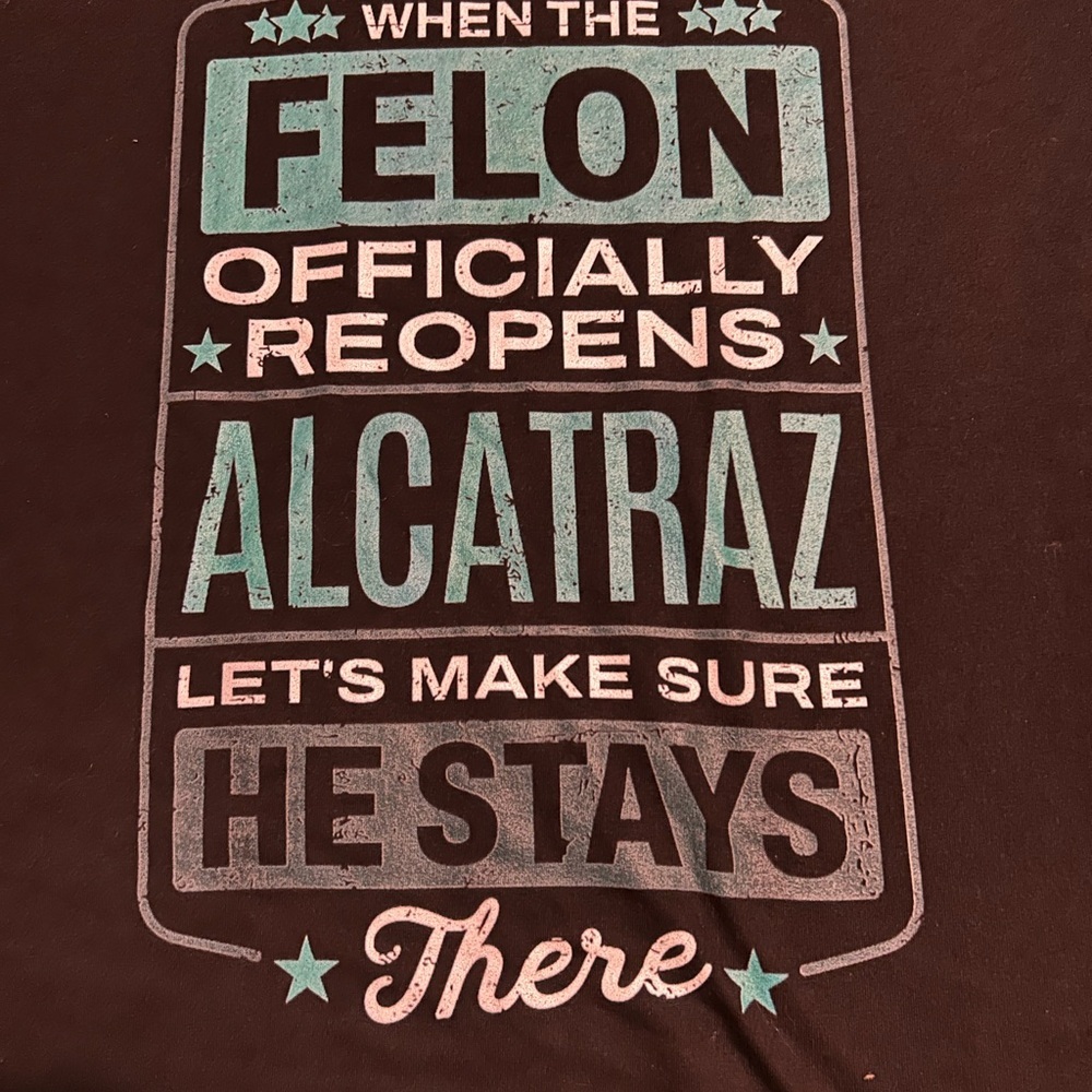 Black and Teal Graphic Men's Shirt 2/$15